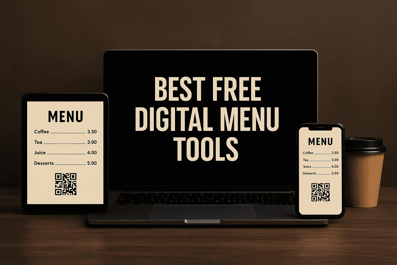 ساخت منوی دیجیتال حرفهای با کمترین هزینه برای رستوران و کافه