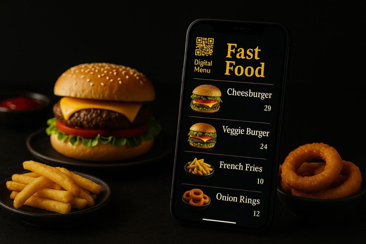 منوی فستفود
